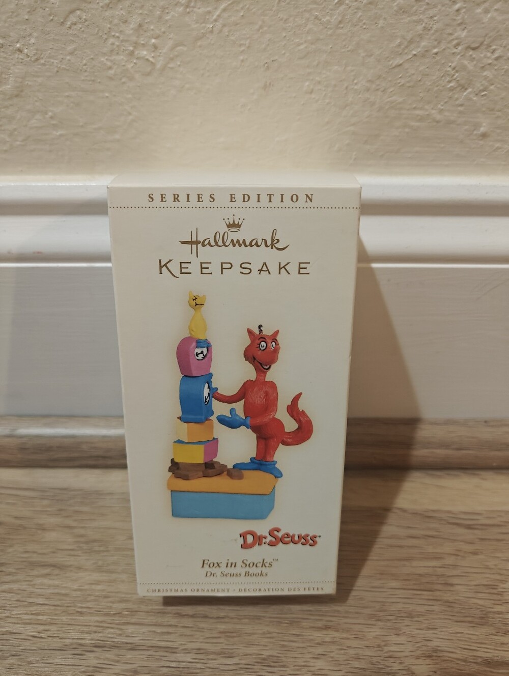 Hallmark Fox In Socks Dr. Seuss Keepsake Collectable Christmas Ornament